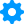 A light blue gear icon image