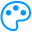 color palette icon