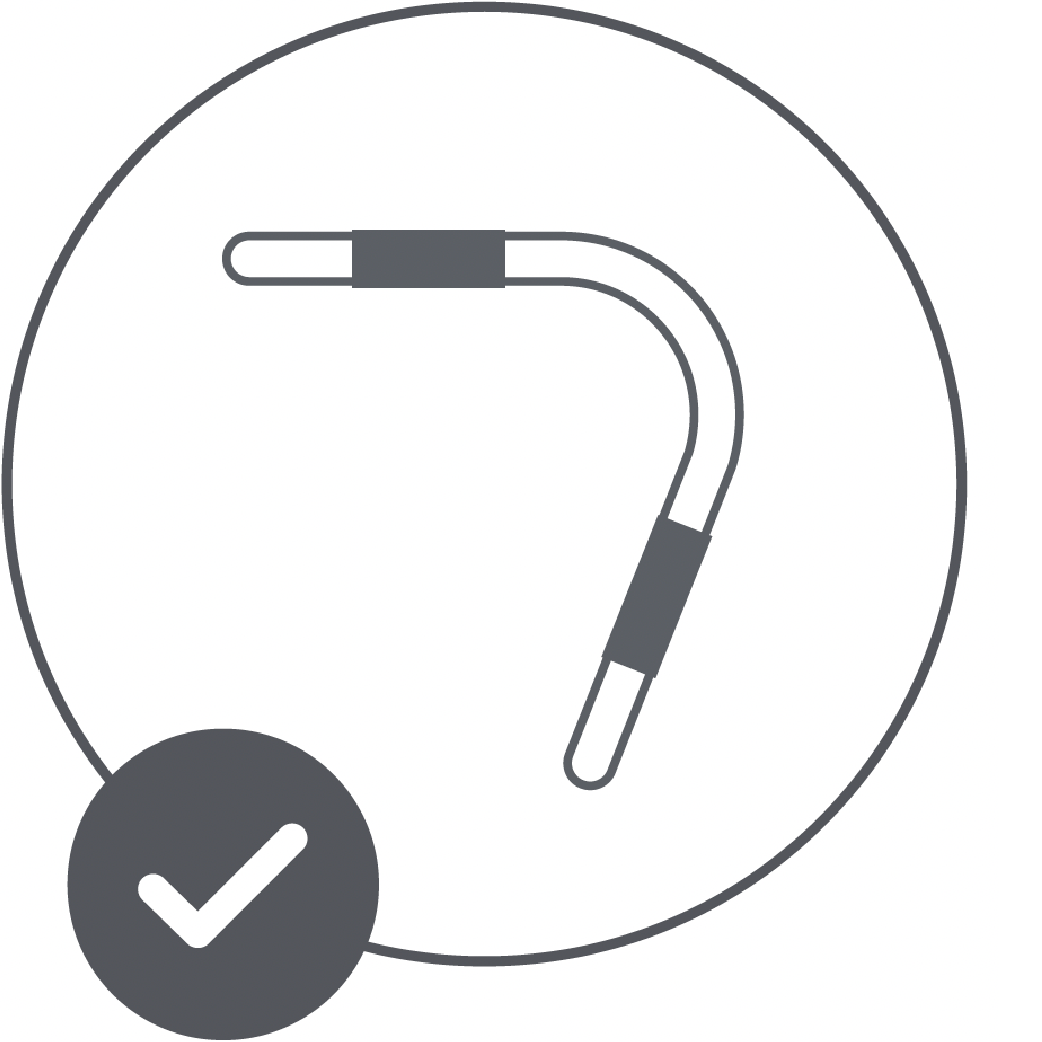 Minimum bending distance is two inches.